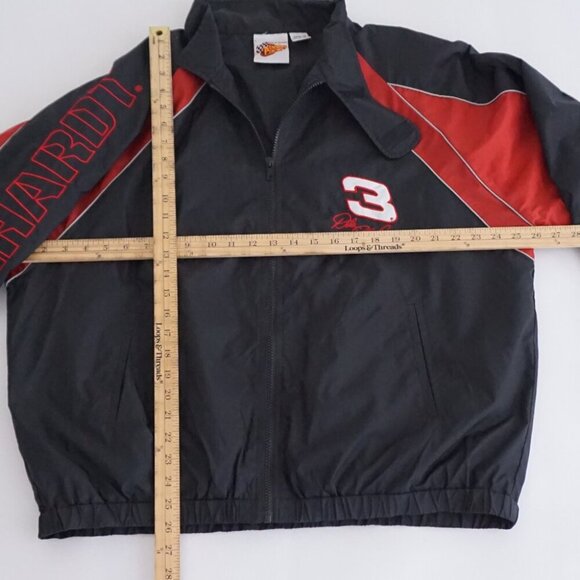 90s Dale Earnhardt Sr. #3 Nascar Zip Up Windbreaker Jacket L By Winner's Circle - Picture 3 of 10